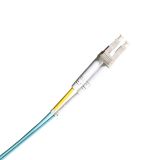 LC-LC雙芯多模光纖跳線,OM4,LSZH,1米