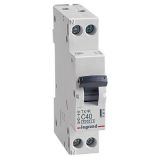 TX3 模數化斷路器 063殼架 - Icn 6.0 kA - 1P+N - 230 V~ - 40 A - C 曲線 [ 1 模數 ]