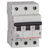 TX3 模數化斷路器 063殼架 - Icn 6.0 kA - 3P - 400 V~ - 16 A - C 曲線 [ 3.0 模數 ]