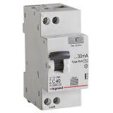 TX3RK 模數化剩余電流動作斷路器 040殼架 - Icn 6.0 kA - 1P+N - 230 V~ - 10 A - C 曲線 - AC 型 - 30 mA [ 2.0 模數 ]