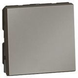 羅格朗開關插座 奧特 金屬鎂 方形單控復位開關模塊 6A 250V 2M