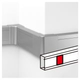 蓋板連接件_不分室隔斷_PVC材質(zhì)_鍍鋁膜