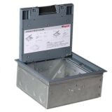 地插盒_深100mm_預置4位86面板支架(斜角安裝)