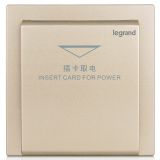 羅格朗酒店客控 逸景 米蘭金 RF插卡取電開關 12V 干接點