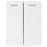 羅格朗開關插座 尚超 白色 四位單極 四開單控熒光開關功能件 10AX