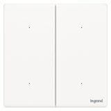 羅格朗智能家居 智繪BLE IOT 陶瓷白 四位智能開關