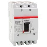 DRX125HP 熱磁可調式塑殼斷路器 125殼架 - Icu 50 kA - 415 V~ - 025 A - 3P