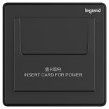 羅格朗酒店客控 E4 銀宇黑 RS485射頻型插卡開(kāi)關(guān)