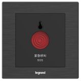 羅格朗酒店客控 E5 拉絲黑 干接點SOS開關