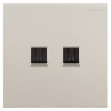 羅格朗開關插座 淳逸 粉鉑金 電話電腦插