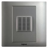 羅格朗開關插座 美淳 沙銀 聲光控開關 兩線帶集控（僅適用于白熾燈，鹵素燈，電子式節能燈/熒光燈）