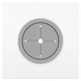 羅格朗開關插座 型悅 陶瓷白 空白面板帶出線孔