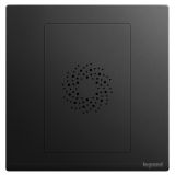 羅格朗開關插座 朗淳 碳素黑 帶零線和集控端聲光控開關