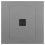 羅格朗開關插座 輕藝 深砂銀 一位電腦插（六類）