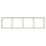 羅格朗開關(guān)插座 博駿  粉鉑金 四位聯(lián)體邊框