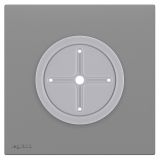 羅格朗開關(guān)插座 博駿  深砂銀 空白面板帶出線孔