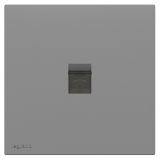 羅格朗開關插座 博駿  深砂銀 一位電話插