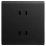 羅格朗開關插座 仕藝 石墨黑 雙聯二扁插座 四孔插座 10A