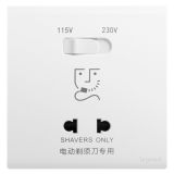 羅格朗開關插座 仕藝 陶瓷白 86刮須插