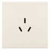 羅格朗開關插座 綺蘊 奶油白 三扁插座 三孔插座 16A