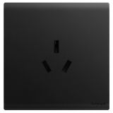 羅格朗開關插座 仕藝 石墨黑 三扁插座 三孔插座 16A