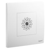 羅格朗開關(guān)插座 未萊 陶瓷白 聲光控開關(guān) 兩線帶集控 400W