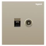 羅格朗開關插座 逸景零售 米蘭金 電腦(六類)電視插