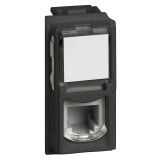 Living Now智能家居 石墨黑 電話插功能鍵 1M